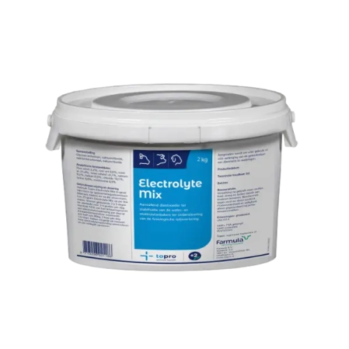 Elektrolity w proszku na biegunkę dla cieląt prosiąt koźląt i jagniąt ELECTROLYTE MIX Topro wiadro 2 kg