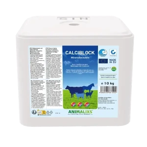 CALCIBLOCK - lizawka z wapniem + wit. A, D3, E dla krów, owiec, kóz, op. 10kg - Witaminy, preparaty wzmacniające dla cieląt