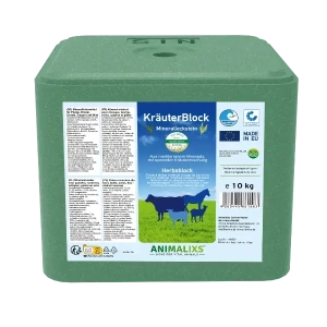 HERBAL BLOCK - lizawka ziołowa przeciw pasożytom + minerały, op. 10kg - Krowy