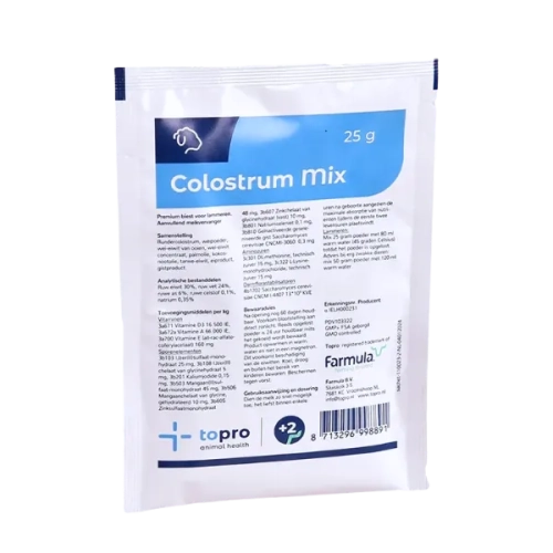 Preparat siarozastępczy w proszku dla cieląt i jagniąt COLOSTRUM MIX Topro saszetka 25 g