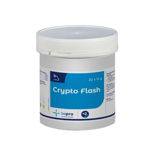 Bolus chroniący cielęta przed biegunką i kryptosporydiozą CRYPTO FLASH BOLUS Topro opakowanie 20 sztuk po 12 g