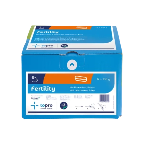 Bolus wspierający rozród krów FERTILITY BOLUS Topro opakowanie 12 sztuk po 100 g