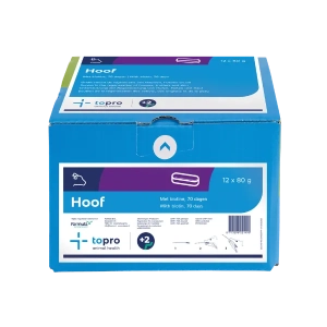 HOOF BOLUS - regeneracja racic i skóry u krów: biotyna, cynk, wit E, op. 12 sztuk x 80g - Topro