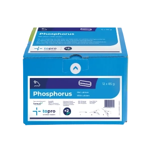 PHOSPHORUS BOLUS - bolus fosforanowy + wapń: zaleganie poporodowe u krów, op. 12szt x 85g - Krowy