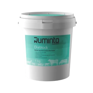 DIABLOCK - hamuje ostre biegunki u cieląt, prosiąt  + elektrolity i energia, op. 1kg - Ruminta