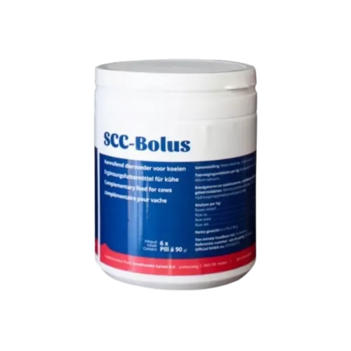 Bolus na redukcję komórek somatycznych u krów bez antybiotyków SCC BOLUS Carton opakowanie 6 bolusów po 90 g
