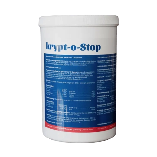 Preparat w proszku na kryptosporydiozę i kokcydiozę u cieląt KRYPT O STOP Carton opakowanie 1 kg