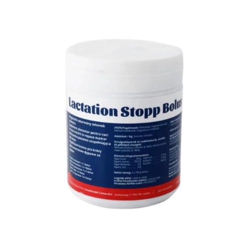 Bolus na naturalne zasuszenie krów i ograniczenie produkcji mleka LACTATION STOPP BOLUS Carton opakowanie 6 bolusów po 90 g