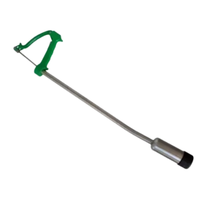 APLIKATOR DO BOLUSÓW - aplikator do bolusów z uchwytem, stal nierdzewna, dł. 65cm - Krowy