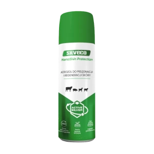SILVECO SKIN PROTECTION - aerozol higieniczny do pielęgnacji skóry zwierząt, op. 150ml - Dla koni