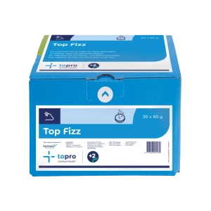 TOP FIZZ - elektrolity i energia w tabletkach musujących dla cieląt i prosiąt, op. 20 x 60g - Witaminy, preparaty wzmacniające dla cieląt