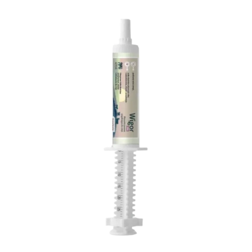 Pasta doustna z energią witaminami i aminokwasami dla cieląt WIGOR PLUS Trans Feed tubostrzykawka 30 ml